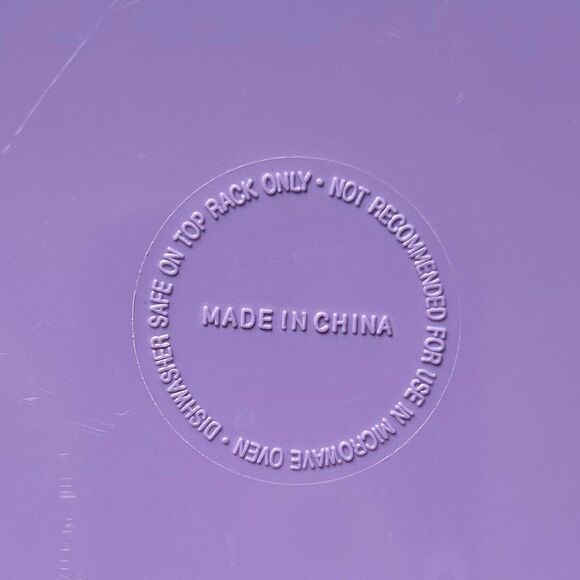 School Cafeteria Lunch Trays 6 Compartments Purple-Navy Blue Melamine 14" x 10" - Picture 4 of 9